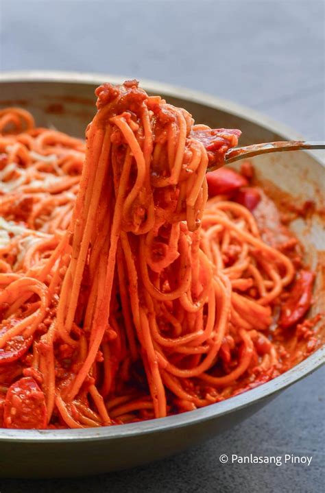 pinoy lpsh|Filipino Spaghetti Recipe .